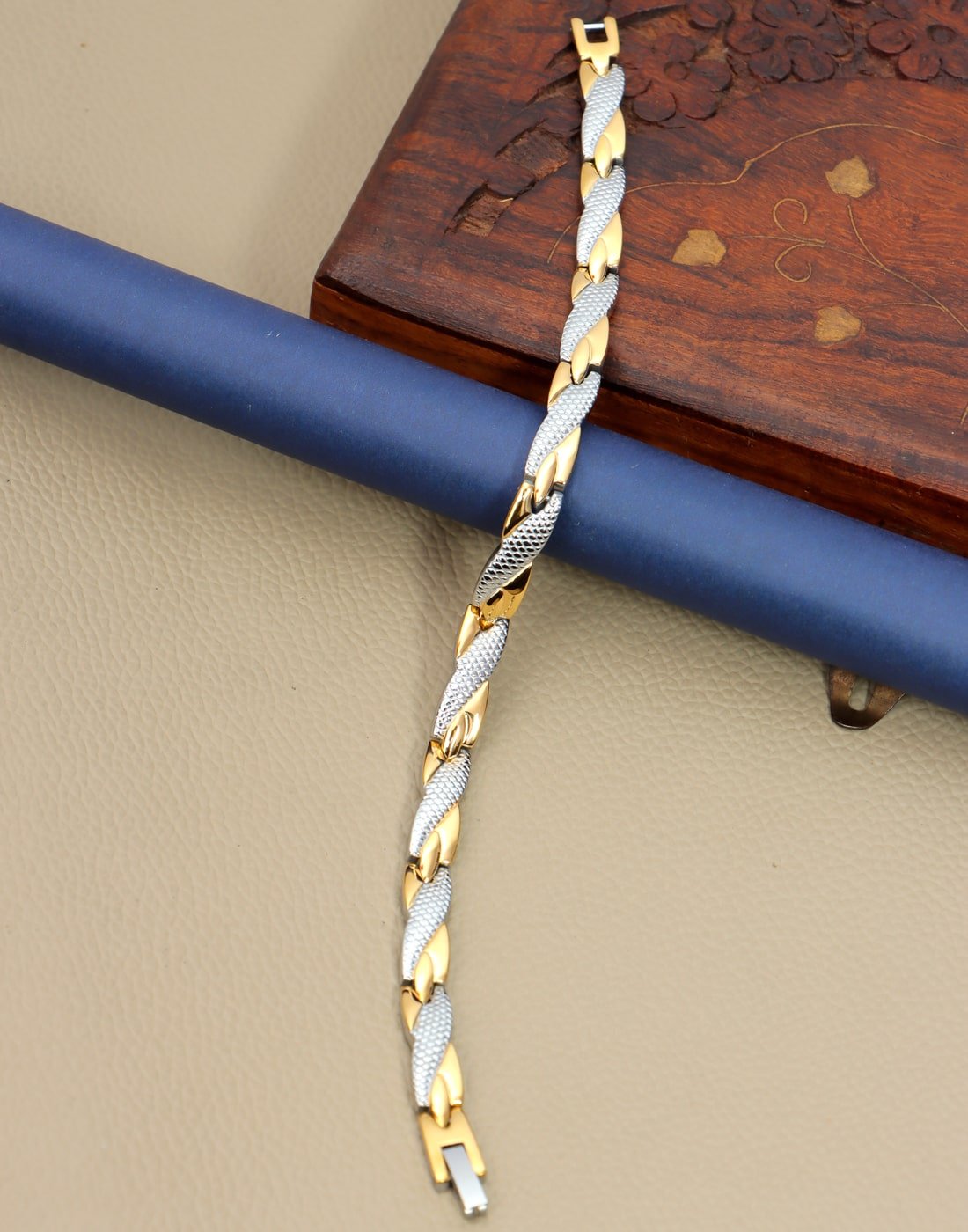 Double Strength Titanium Bio Magnetic Bracelet image 1