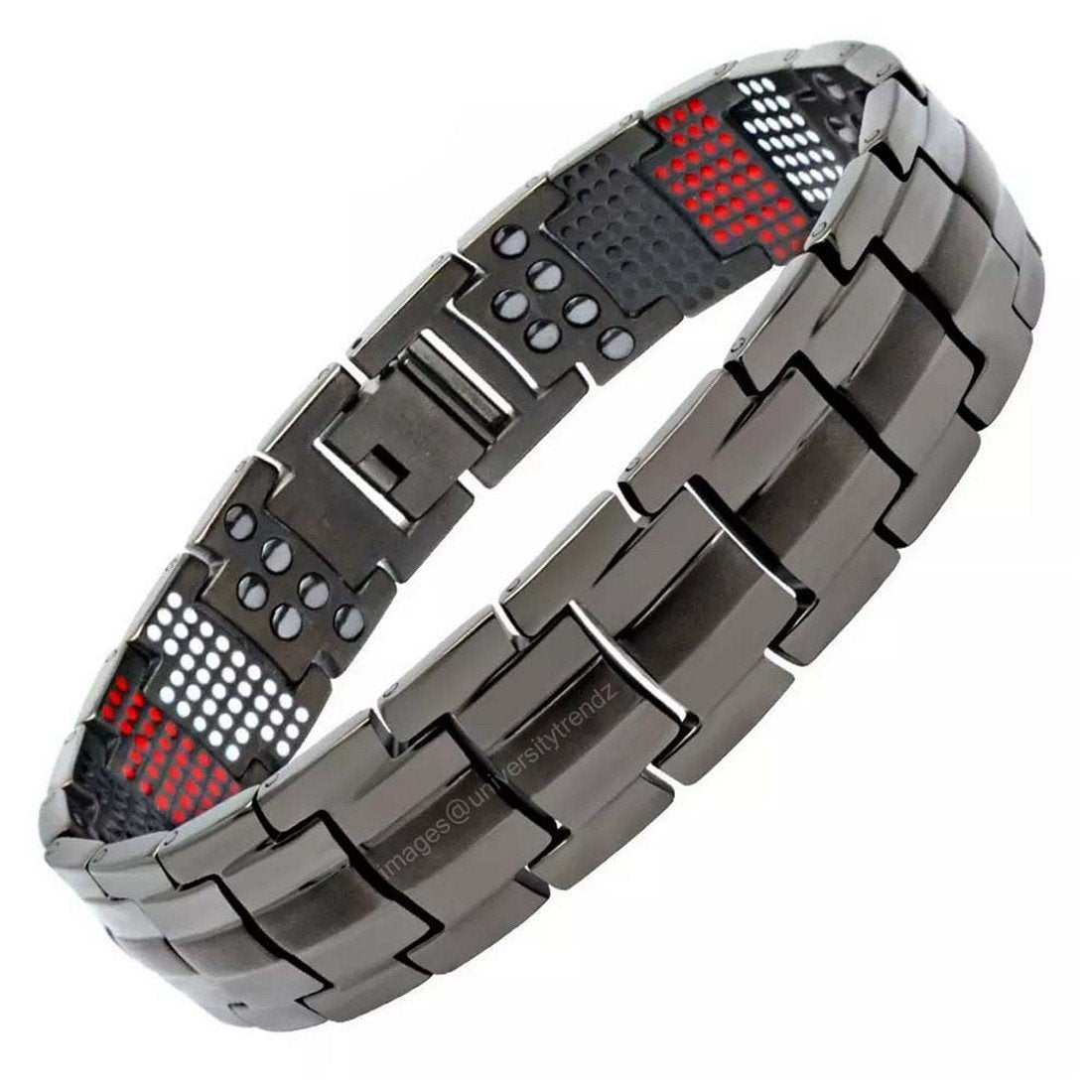 Double Strength 4-in-1 Black Bio Multi-Magnet Bracelet image 5