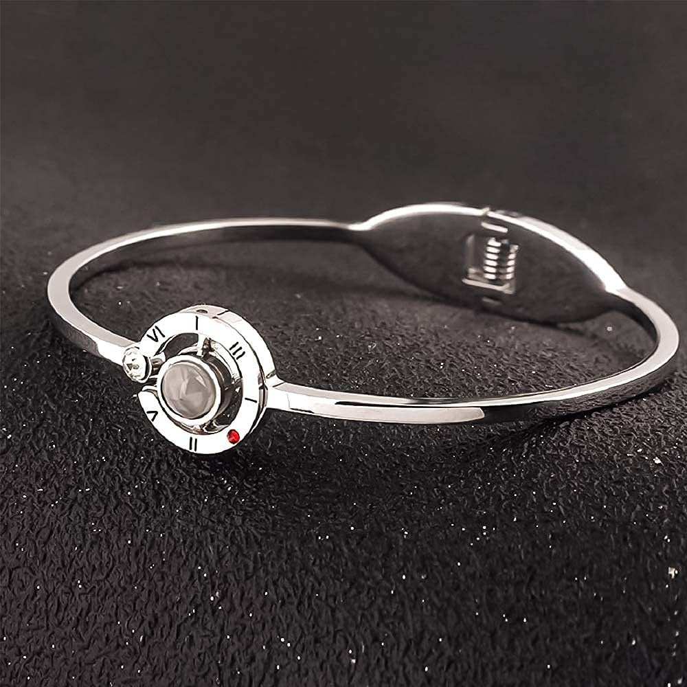 100 Language Bracelet (Silver) image 5