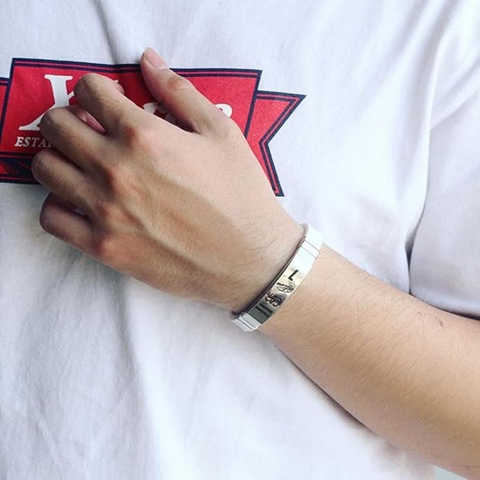 Cristiano Ronaldo CR7 Signature Silicone Adjustable Bracelet (Black) image 3