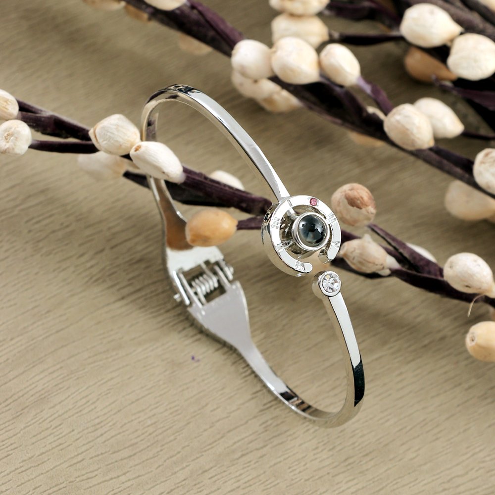 100 Language Bracelet (Silver) image 4