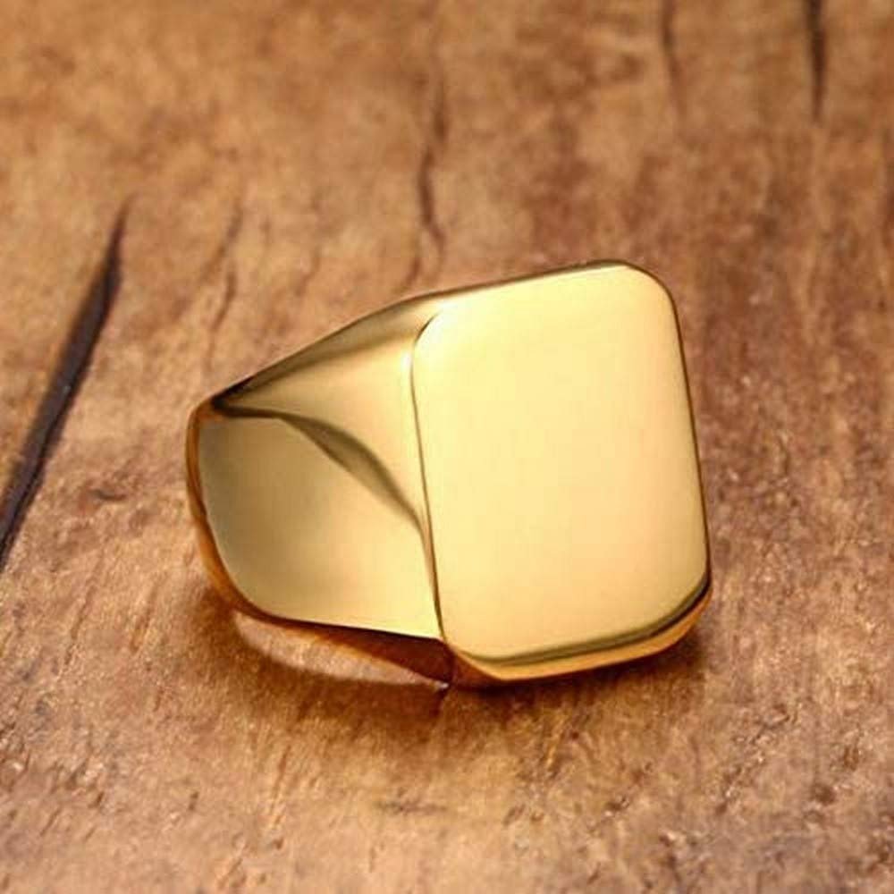 Classic Gold-Plated Band Finger Ring image 2