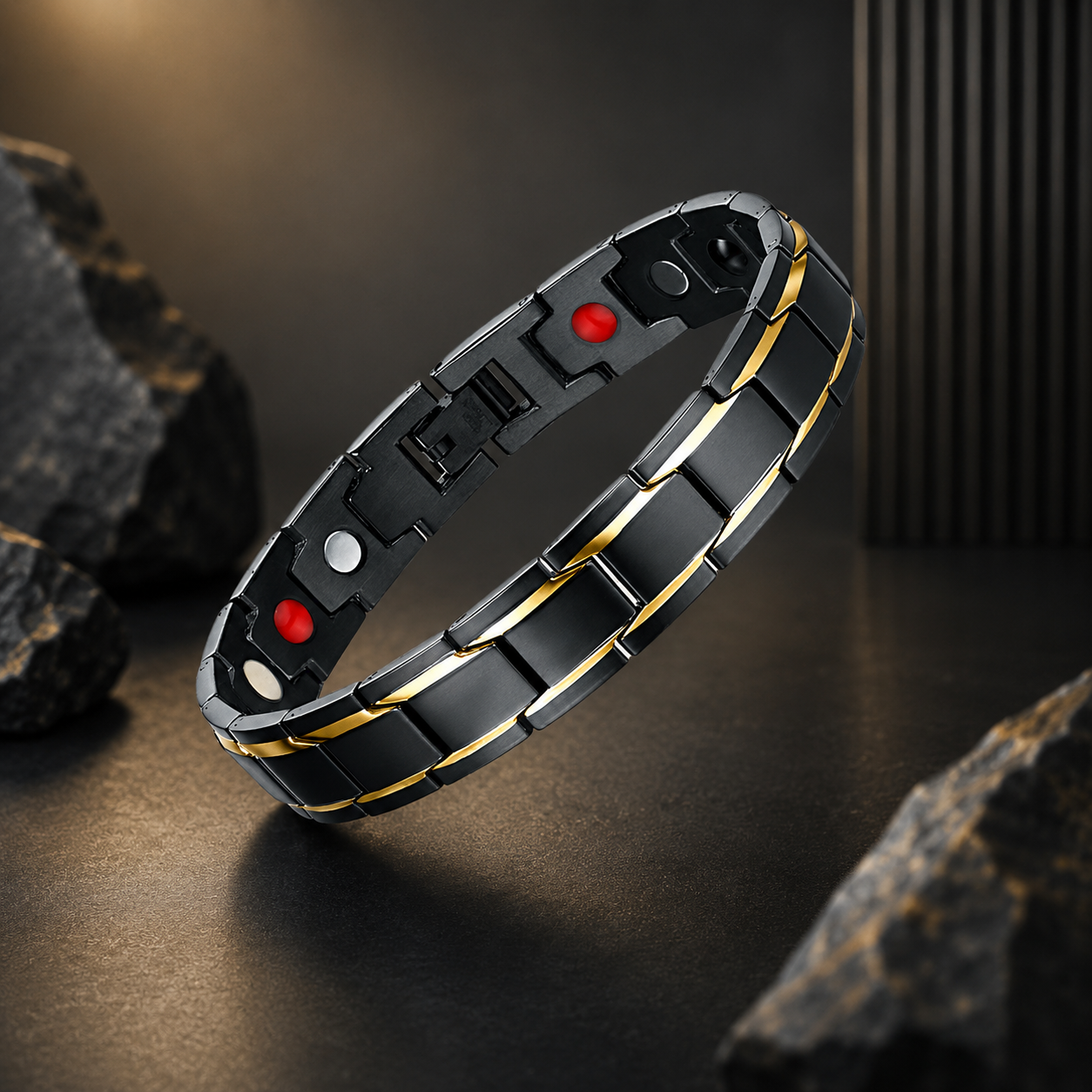 Bio Magnetic Health Care Wellness Wristband Bracelet for Men