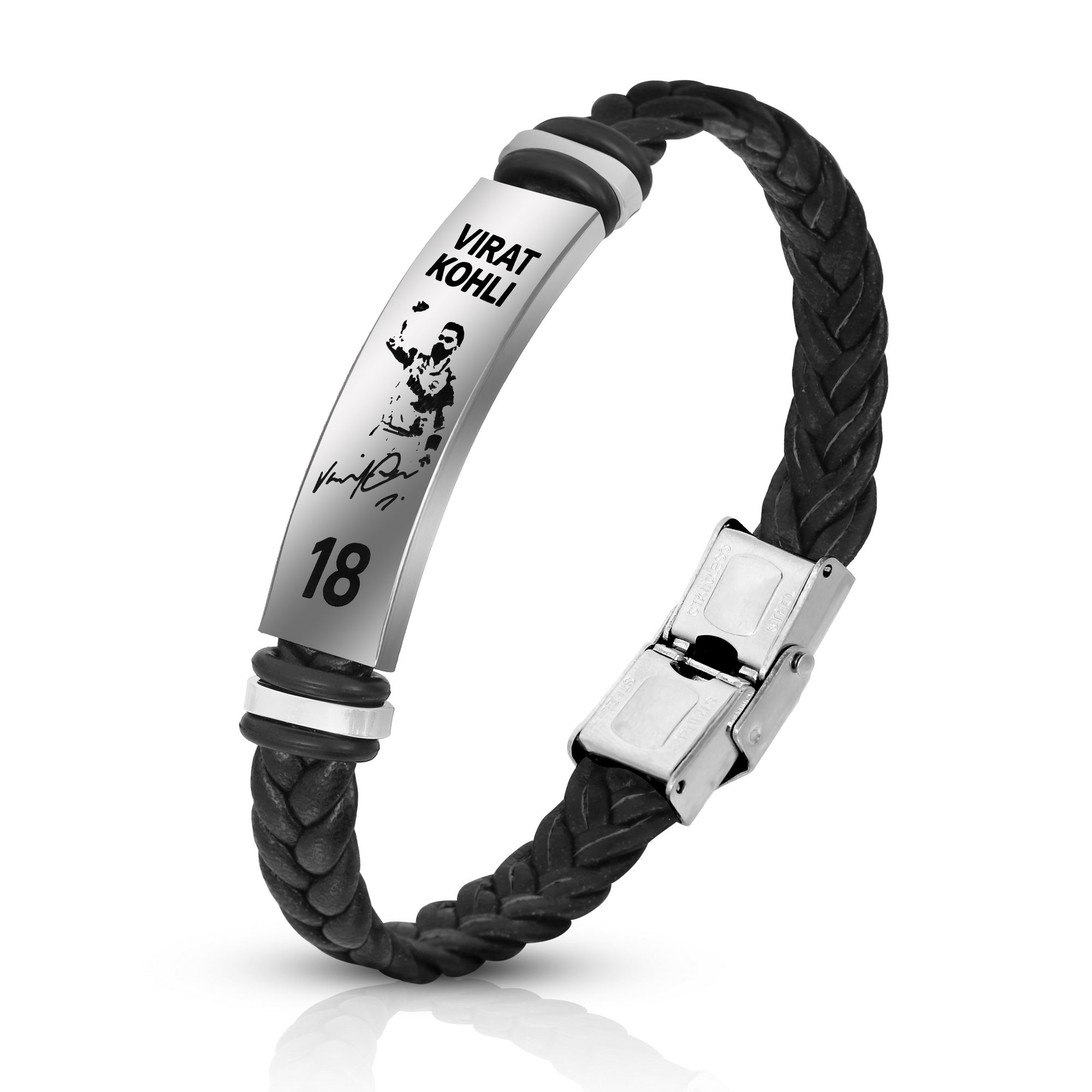 Virat Kohli Imprinted Match-Winning Inspired Century Pose Bracelet for Men