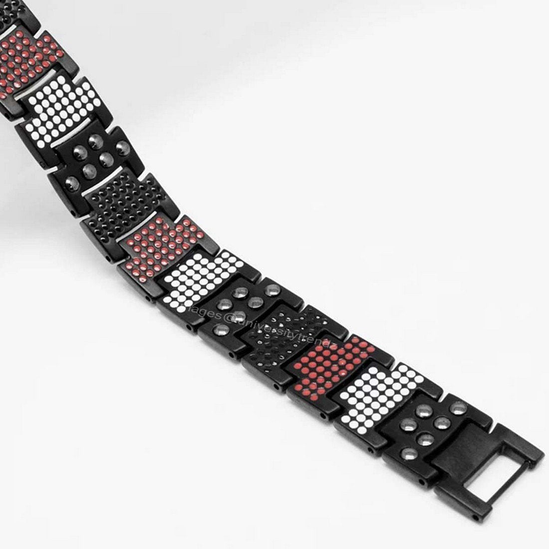 4-in-1 Black Bio Multi-Magnet Bracelet with Double Strength image 2